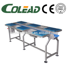 SUS304 рабочий стол / 6 станций выбора конвейер / рабочий стол конвейер / овощной линии обработки